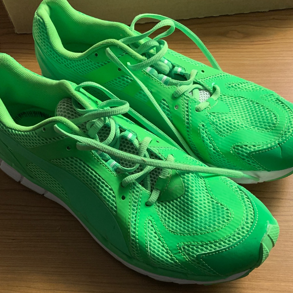 Puma Faas 500 With Faasfoam Men's Athletic Shoes In Vibrant Green